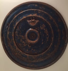 Metal Shield Found Object