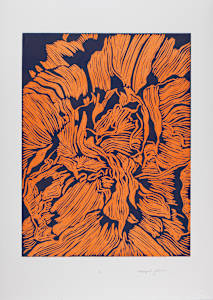 Orange Peony I