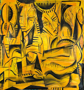 King and Queen - Tapestry Series