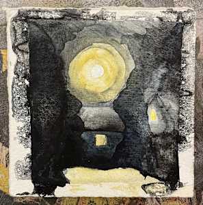 Light from the Full Moon Above