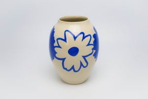 Sunflower Collage Vase