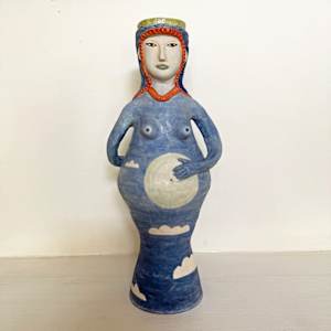 Cloud Goddess, a fertility vase