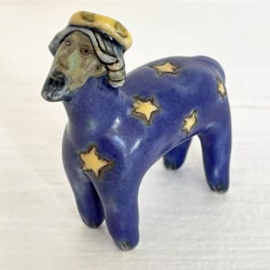 Bearded Star Man Teenie with Circle Crown