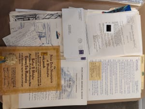 Personal Correspondence, Notes, Sketches, Documents