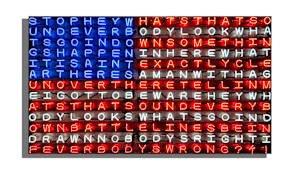 For What It's Worth Neon Flag