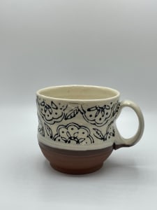 Scandinavian Design Flower Pattern Mug