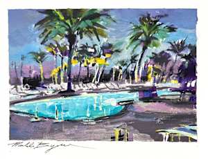 Nocturne in Turquoise/Ocean Reef Lagoon