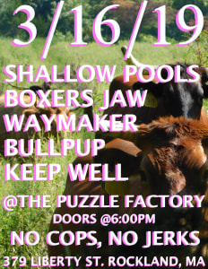 Shallow Pools - 3/16/19