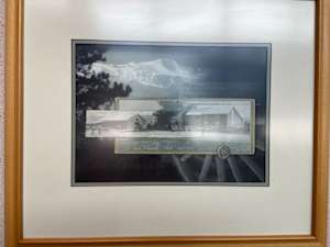 Collage: 20 mile photos, letter from Waller Family Collection