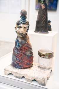 African Woman with Water Pitcher