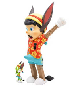 A WOOD AWAKENING DONKEY GETAWAY EDITION FIGURE