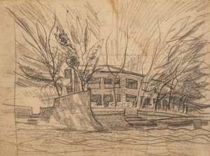 Untitled (Building Amongst Trees)