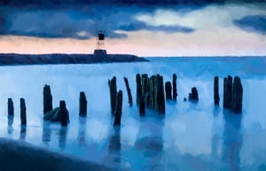 Shinnecock Inlet, Winter Morning