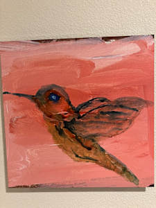 CHER AMI pink hummingbird