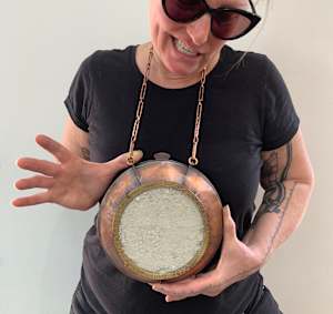 What Up G? Existential Urn for Dad à la Flava Flav
