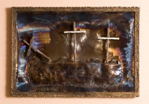 Three Crosses on a Hill