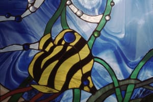 Underwater Sunfish Scene