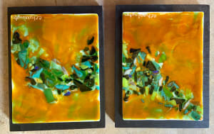 Color Flow (burnt org w/green)
