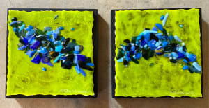 Color Flow (lime w/blue)