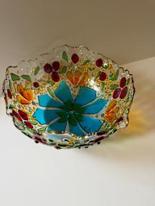 Wildflower Bowl - Turquoise Flower