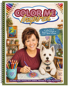 Color Me Inspired Artist Coloring Book - Vol 1