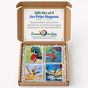 Art Magnets - Set of 4 - Duck Collection