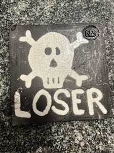 Raku Loser Tile - 77