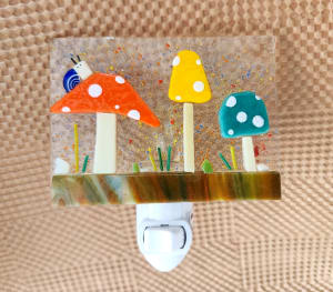 Mushroom NL/ Orange/Marigold/ Turq