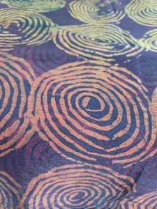 Batik Silk Scarf - Purple plus