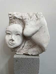 Female Torso with Mask