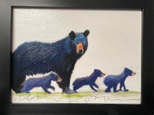 Black bear and 3 cubs