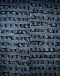Adire Cloth #1 Indigo Resist Dyed Cotton Adire Cloth