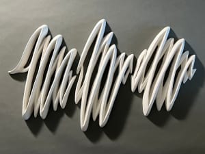 "I love you!" - Sound Vibration Wall Hanging