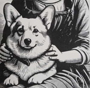 Corgi in Lap