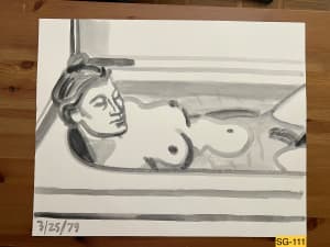 Deborah in the Tub 3/25/79