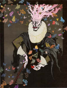 Portrait of Mykos in His Garden, revised