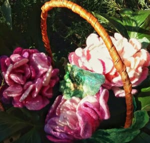 Felted bouquet