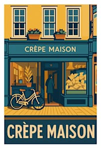 Crepe Maison digital illustration