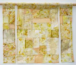 Marigold Bojagi Inspired Hanging