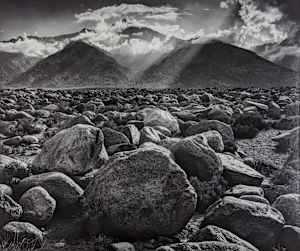 Mt. Williamson, The Sierra Nevada, from Manzanar, California