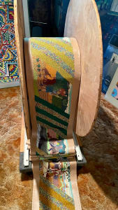 Modeled after The Bayeux Tapestry in France (144 panels)