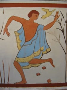 Etruscan Dancer - fresco (2008)