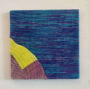 Blue and green weaving 2