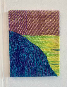 Blue and green weaving 3