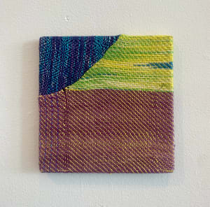 Blue and green weaving 5