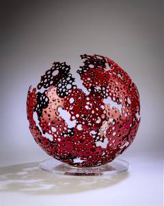 Shadow Sphere - 13" - Garnet