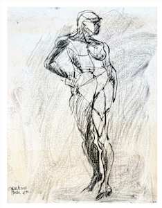 Charcoal Study #38