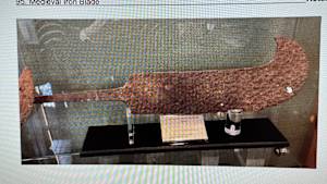 Medieval Iron Battle Blade