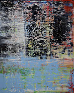 abstract with sky blue