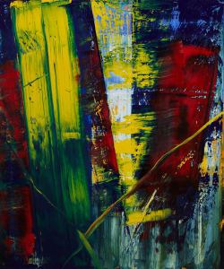 abstract with green blue